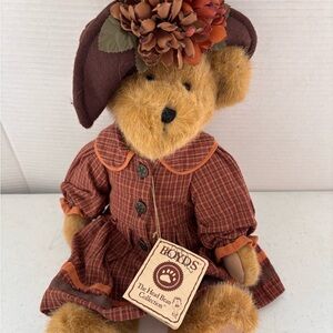 BOYDS Bears Best Dressed Mrs. McPumpkin Fall Autumn Harvest  Plush 644/1500 MWT